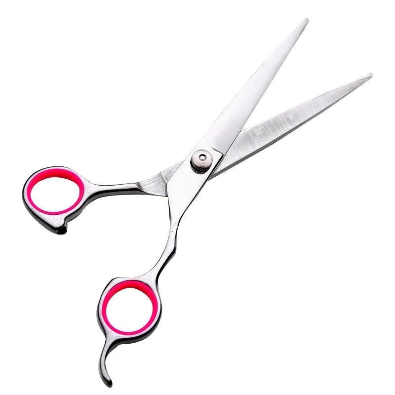 Pet Grooming Scissors Set – Stainless Steel Straight, Curved & Thinning Shears Trimming Kit for Dogs and Cats