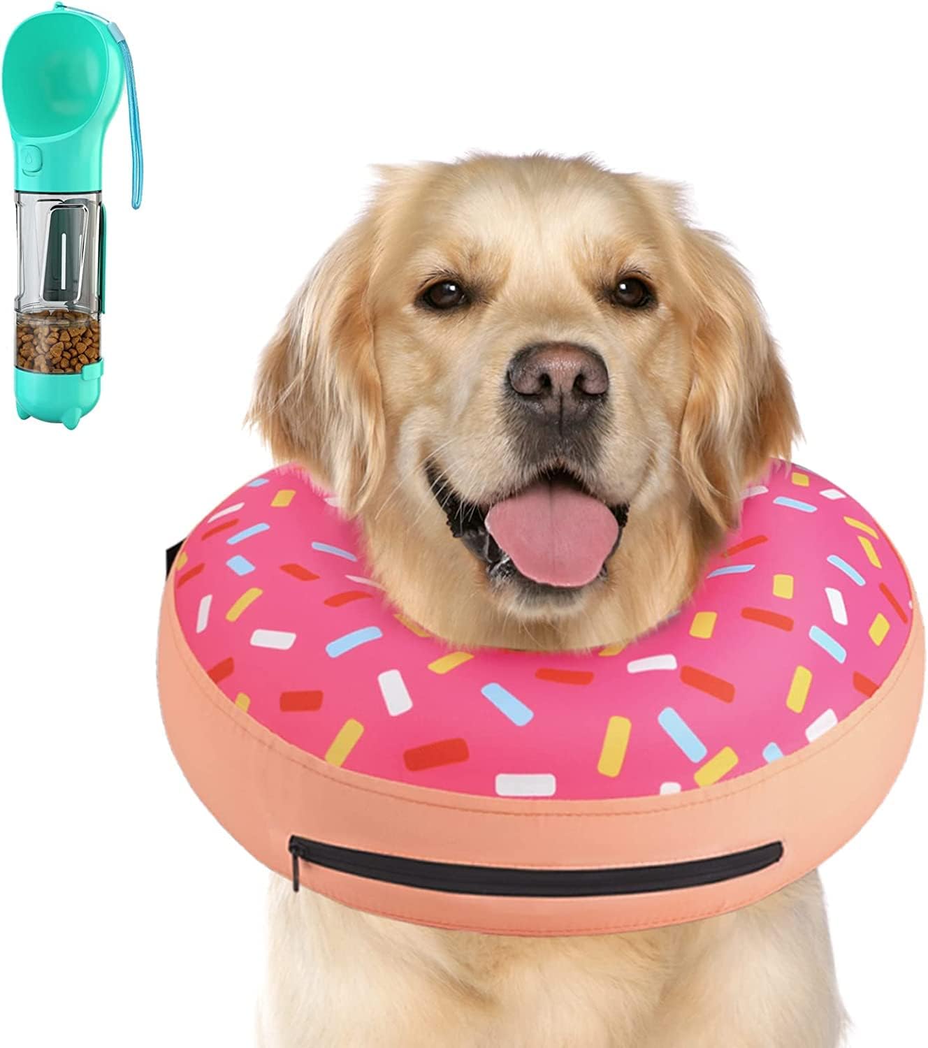 Inflatable Dog Cone – Soft Recovery Collar for Pets, Comfortable & Anti-Scratch Design