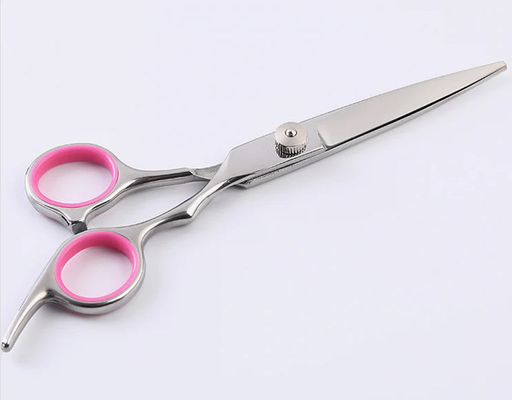 Pet Grooming Scissors Set – Stainless Steel Straight, Curved & Thinning Shears Trimming Kit for Dogs and Cats