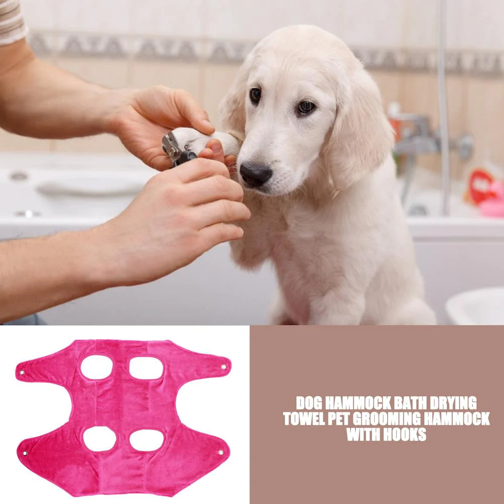 Portable Pet Grooming Hammock – Breathable Hanging Harness for Dogs & Cats, Grooming Helper (US)